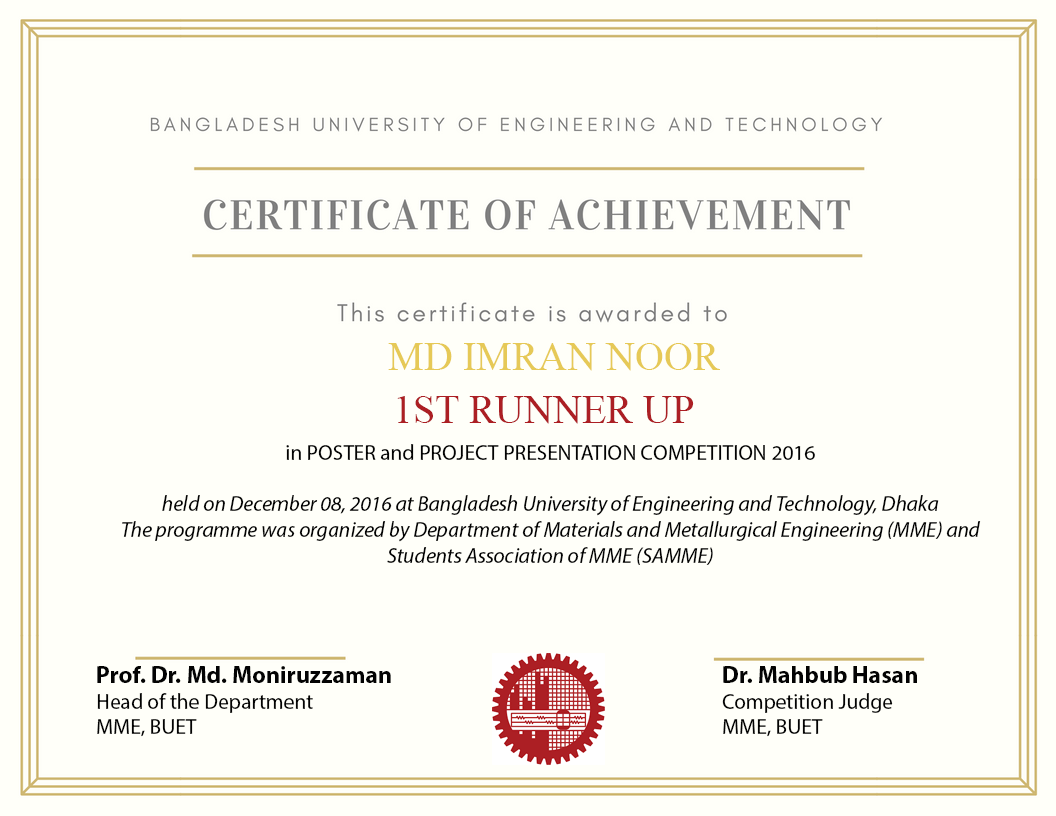 Ag Poster Certificate