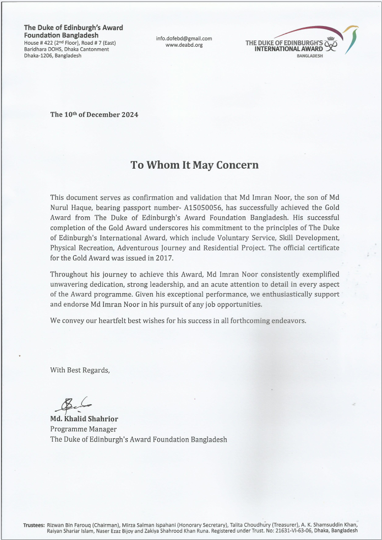 The Duke of Edinburgh’s International Award