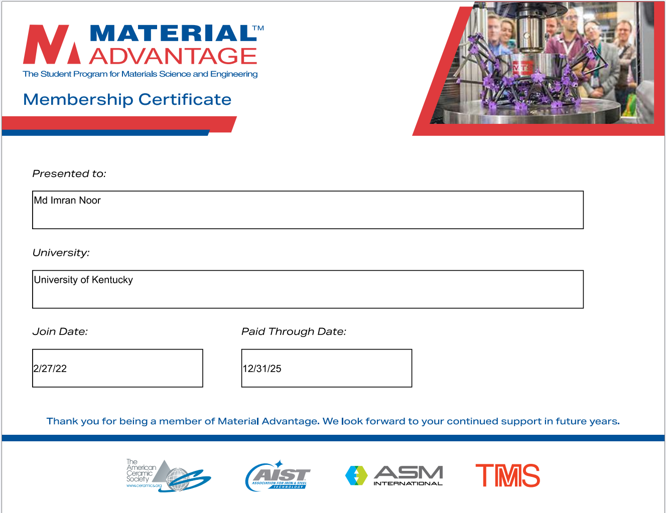 Material Advantage